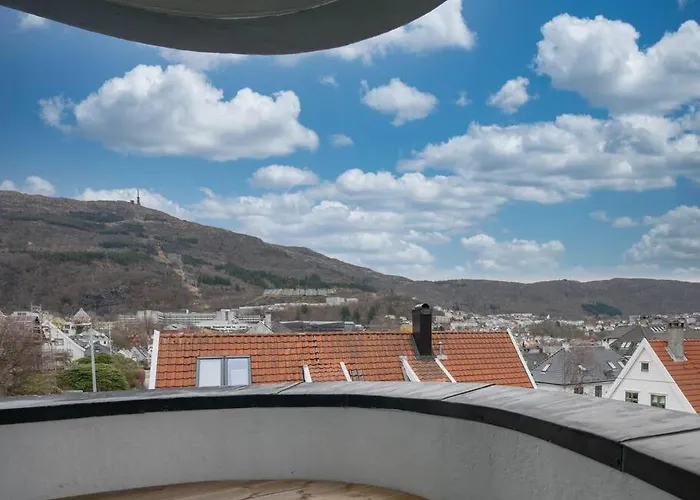 Scandinavian Style Apartement! Balcony And Stunning Views! 아파트 베르겐